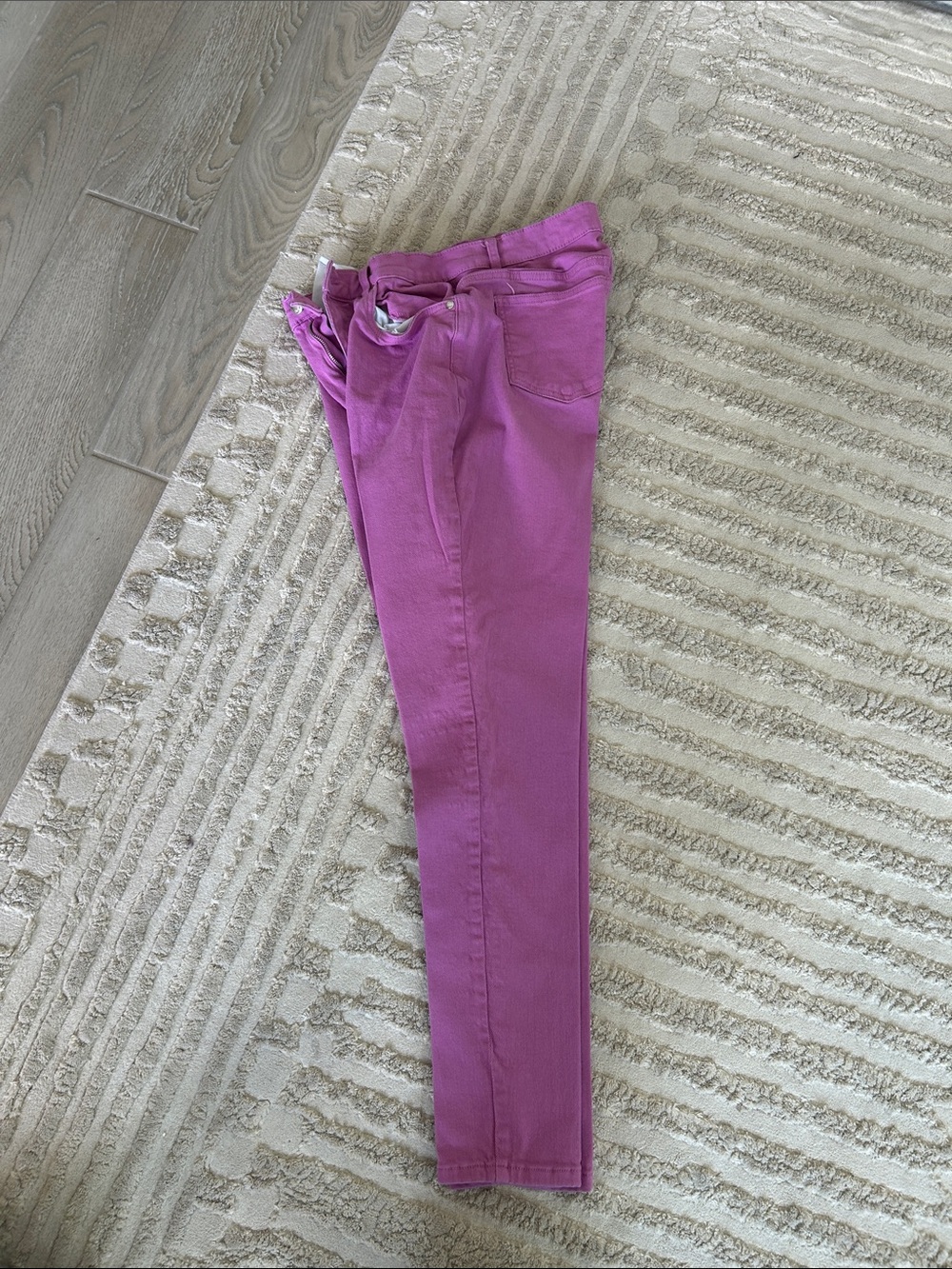 VENUS Magenta Skinny Jeans